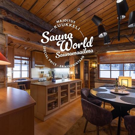 Kuukkeli Log Houses Teerenpesae - Premium Suite A48 サーリセルカ エクステリア 写真