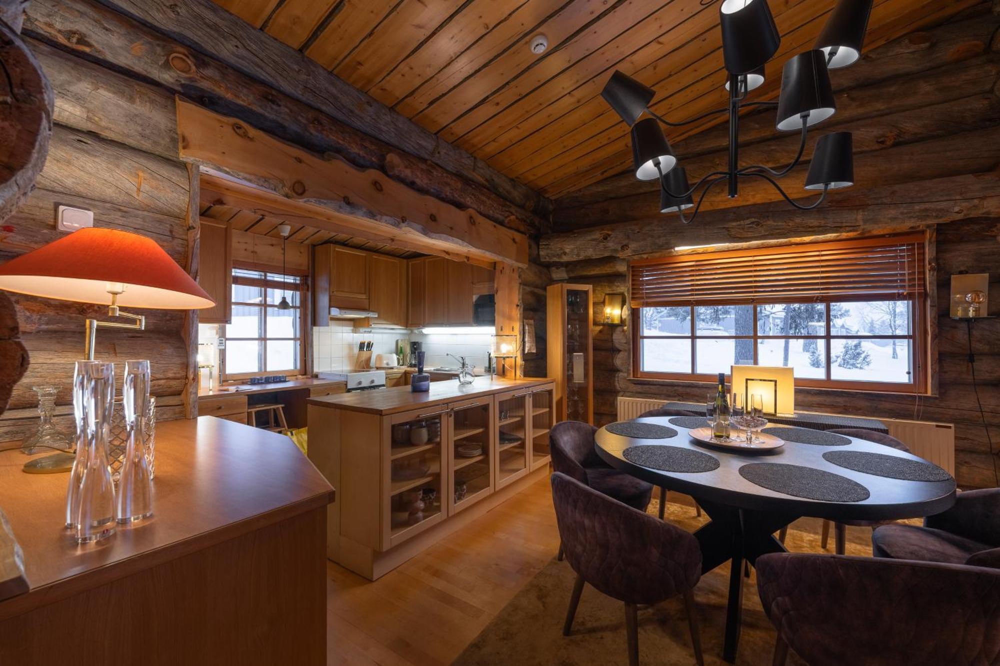 Kuukkeli Log Houses Teerenpesae - Premium Suite A48 サーリセルカ エクステリア 写真