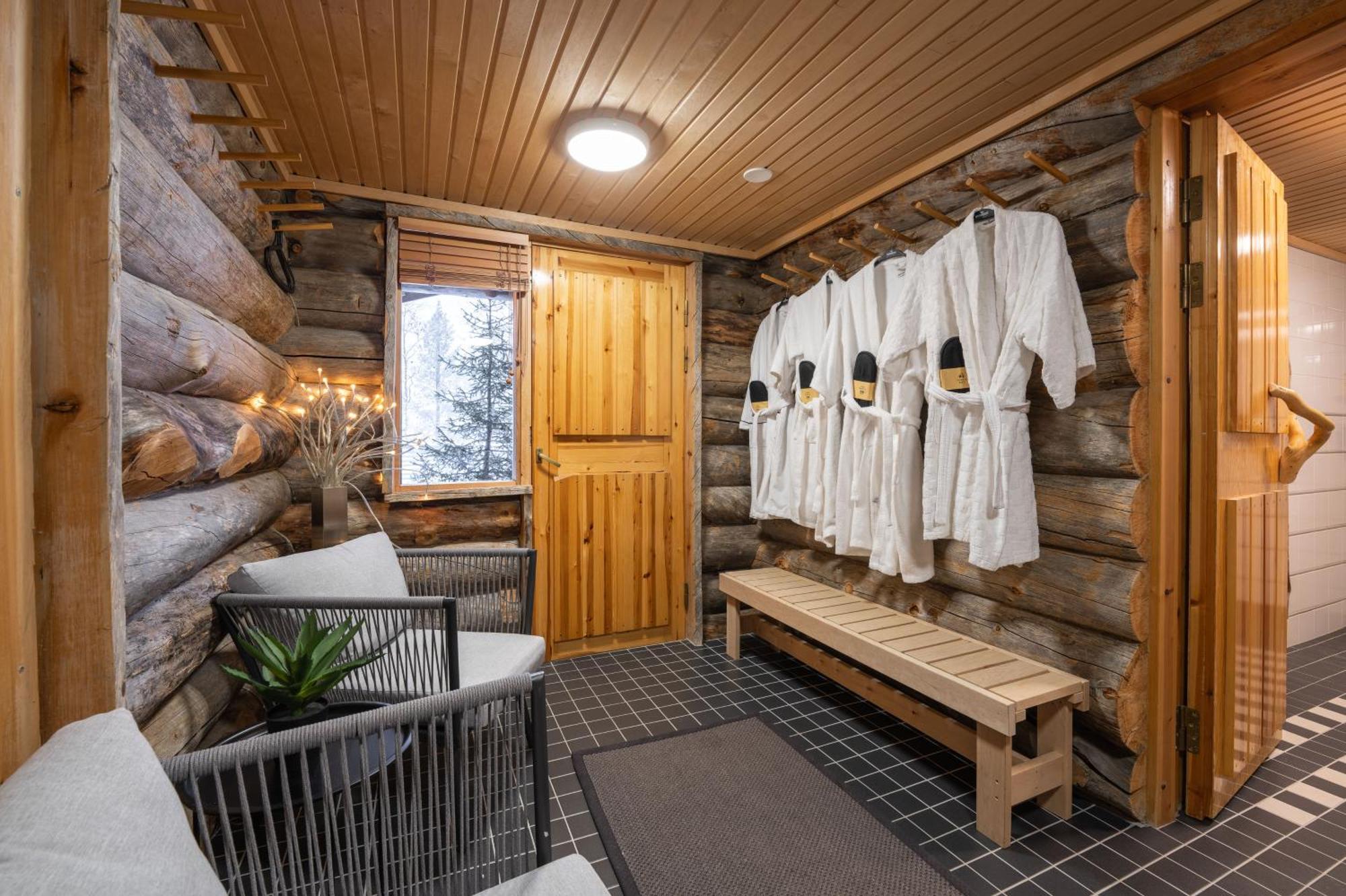 Kuukkeli Log Houses Teerenpesae - Premium Suite A48 サーリセルカ エクステリア 写真