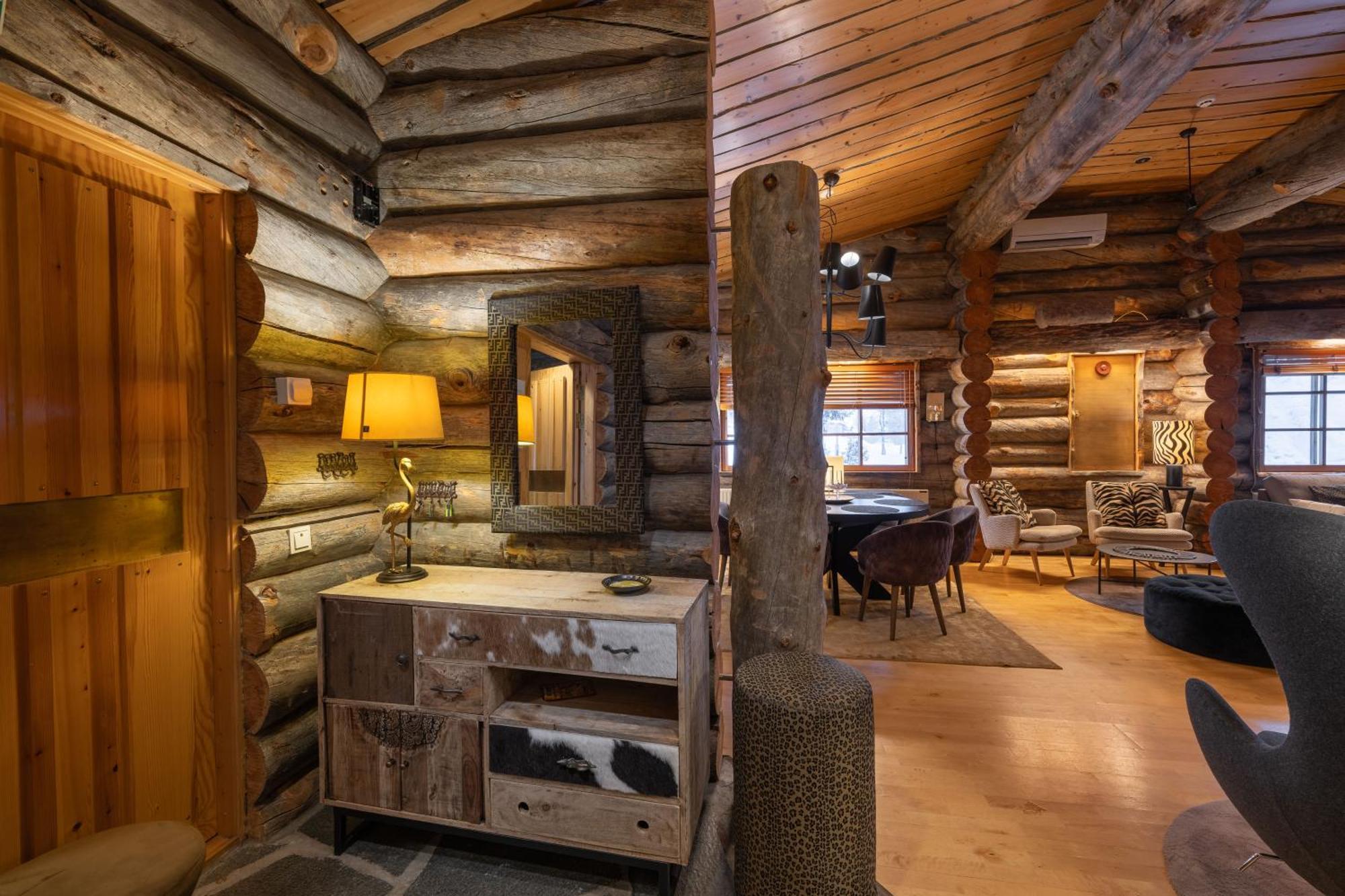 Kuukkeli Log Houses Teerenpesae - Premium Suite A48 サーリセルカ エクステリア 写真