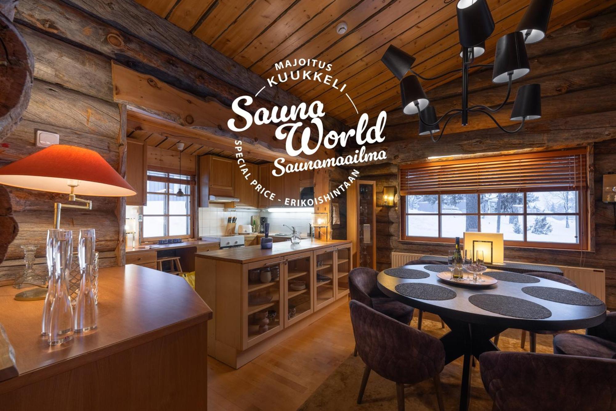 Kuukkeli Log Houses Teerenpesae - Premium Suite A48 サーリセルカ エクステリア 写真