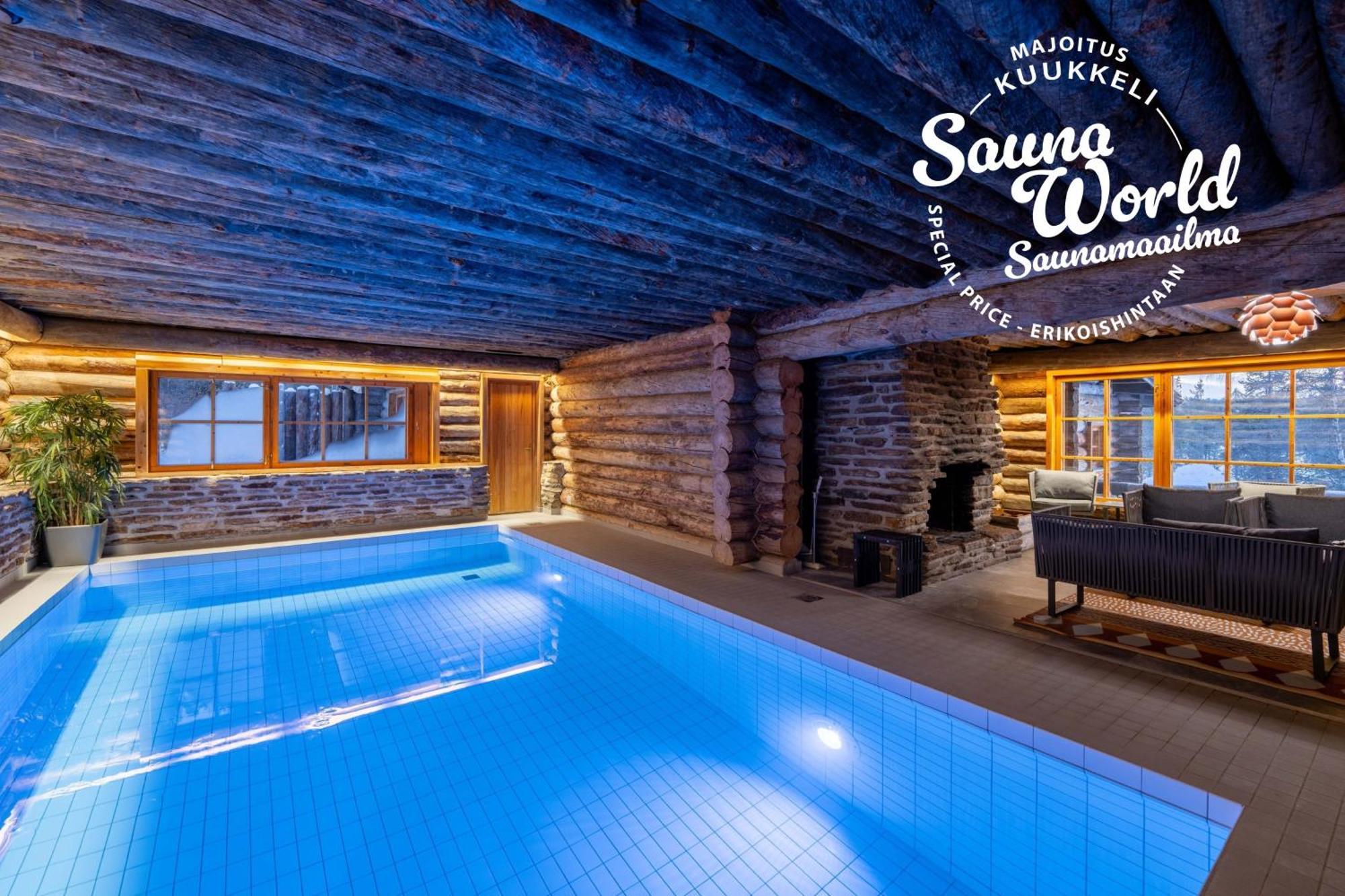 Kuukkeli Log Houses Teerenpesae - Premium Suite A48 サーリセルカ エクステリア 写真