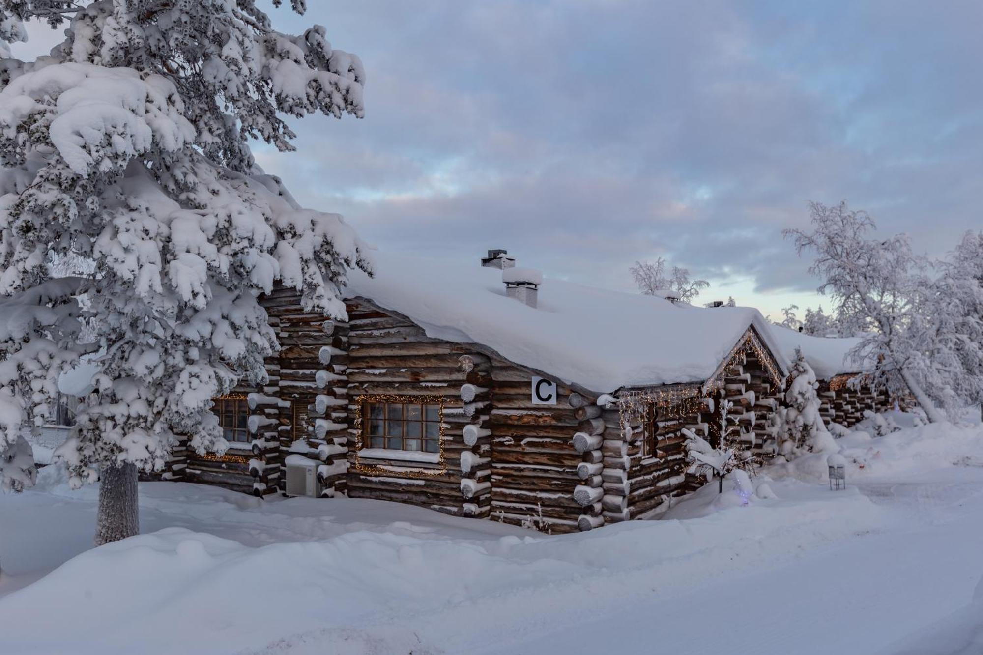 Kuukkeli Log Houses Teerenpesae - Premium Suite A48 サーリセルカ エクステリア 写真