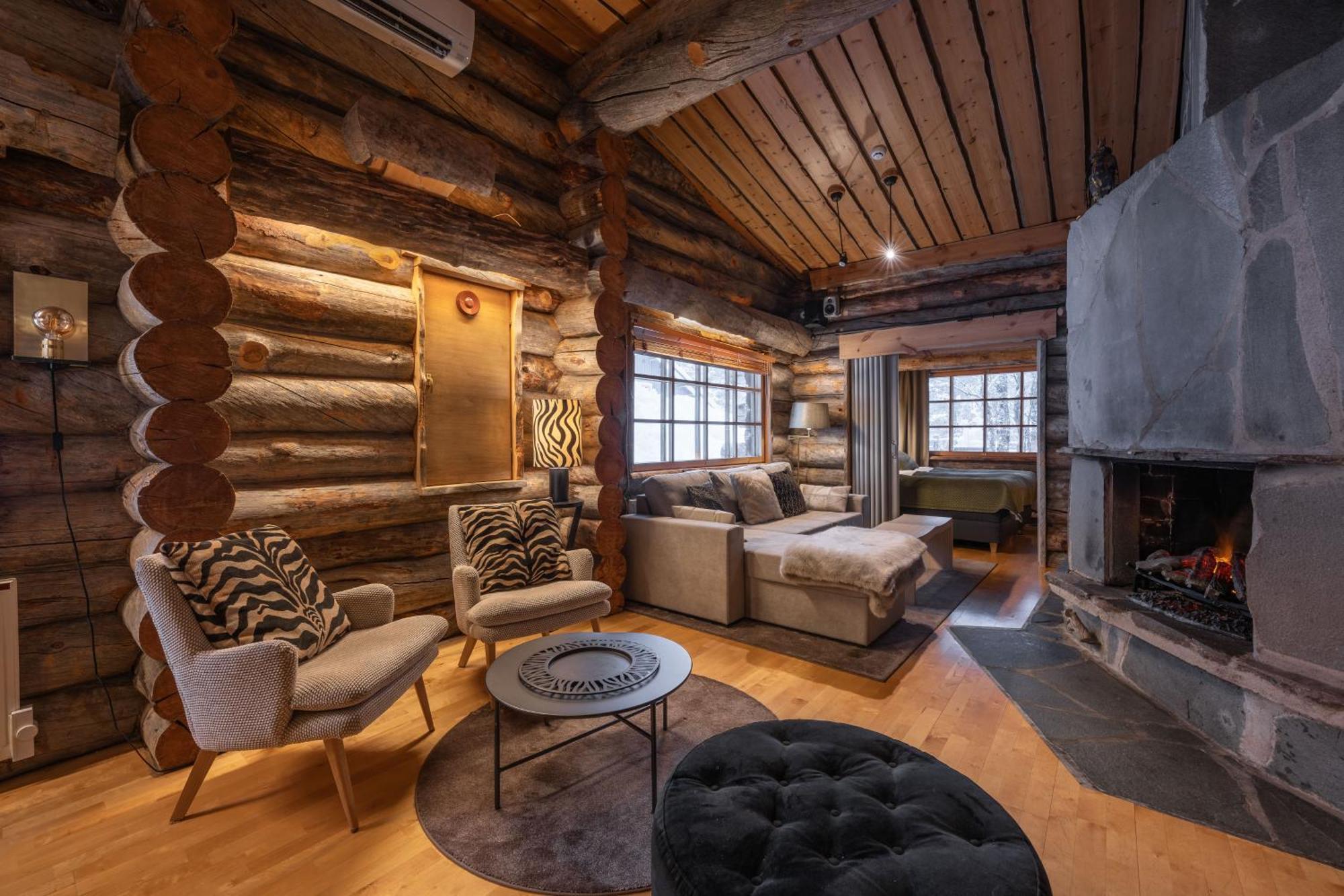 Kuukkeli Log Houses Teerenpesae - Premium Suite A48 サーリセルカ エクステリア 写真
