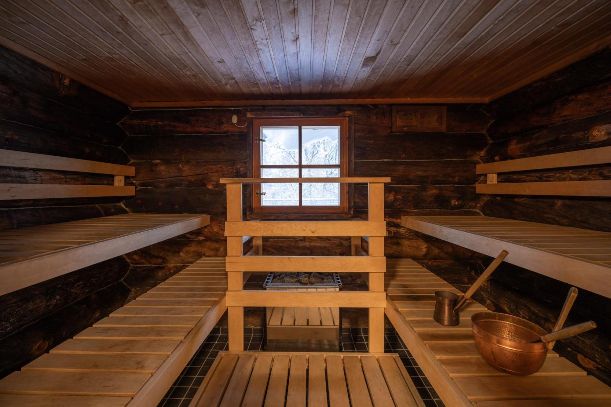 Kuukkeli Log Houses Teerenpesae - Premium Suite A48 サーリセルカ エクステリア 写真