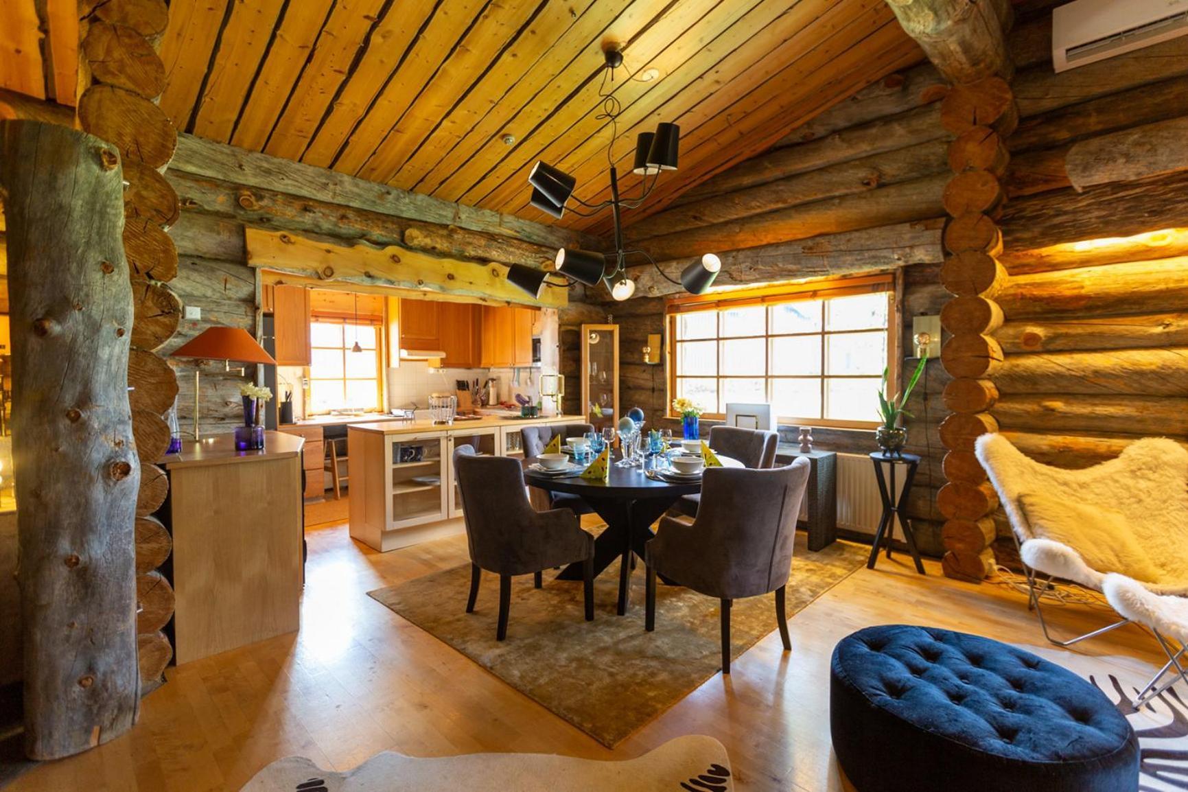 Kuukkeli Log Houses Teerenpesae - Premium Suite A48 サーリセルカ エクステリア 写真