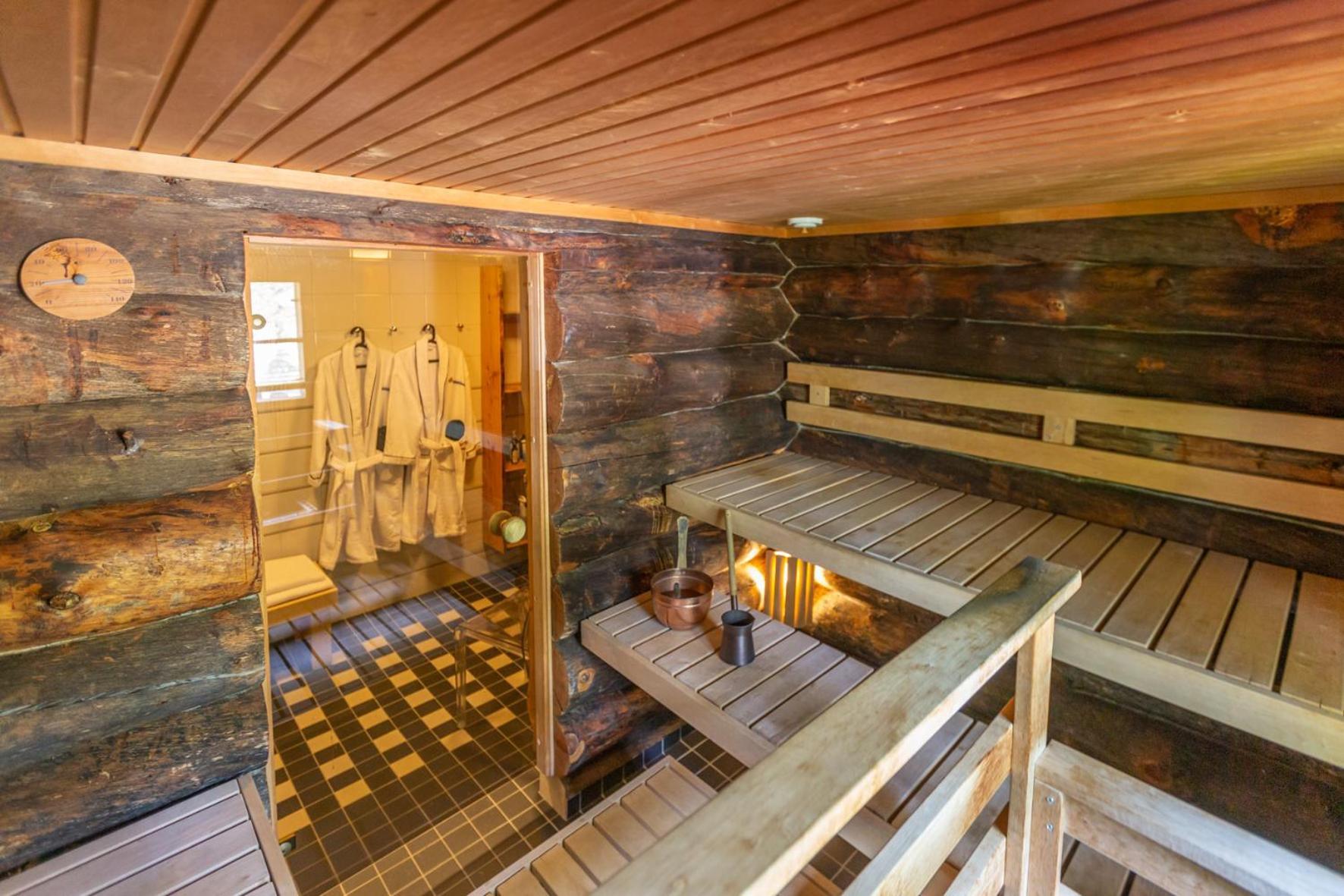 Kuukkeli Log Houses Teerenpesae - Premium Suite A48 サーリセルカ エクステリア 写真