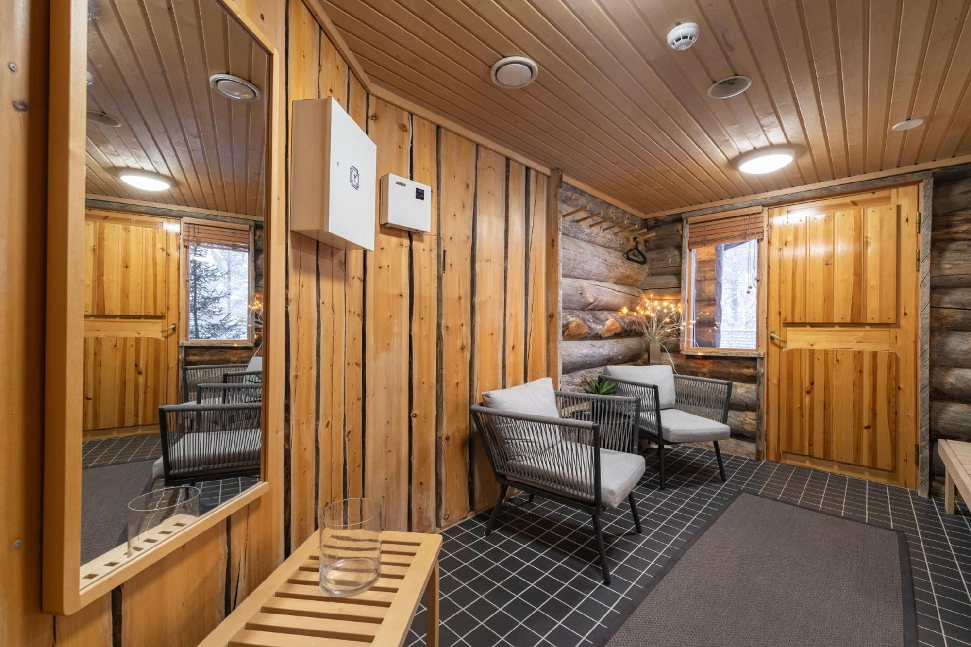Kuukkeli Log Houses Teerenpesae - Premium Suite A48 サーリセルカ エクステリア 写真