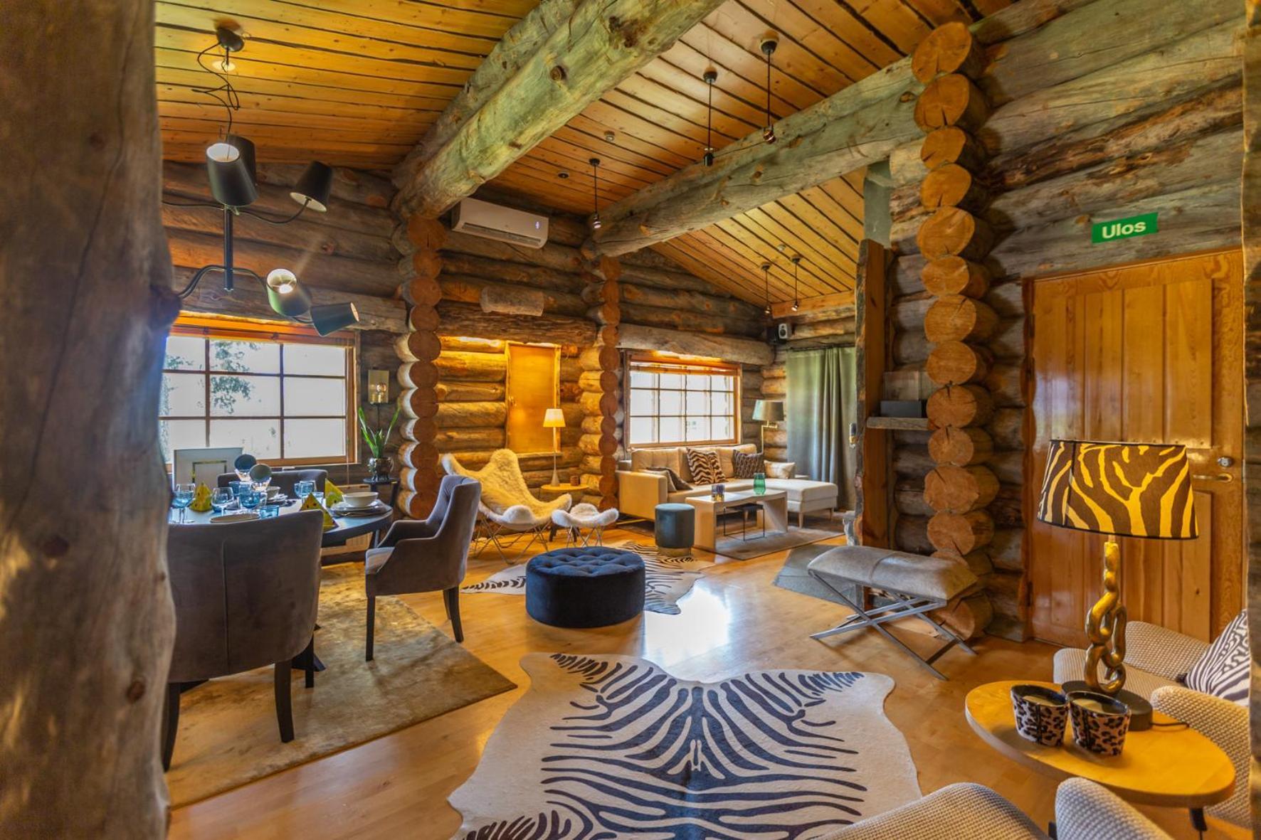 Kuukkeli Log Houses Teerenpesae - Premium Suite A48 サーリセルカ エクステリア 写真