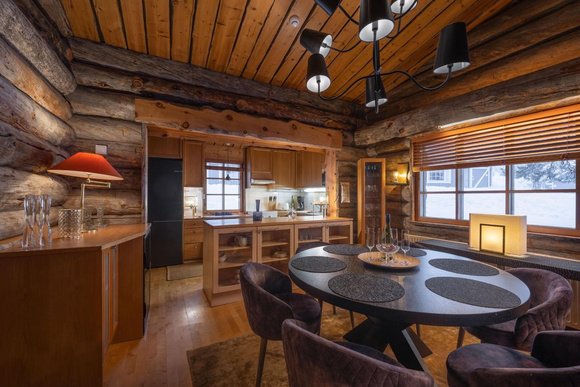 Kuukkeli Log Houses Teerenpesae - Premium Suite A48 サーリセルカ エクステリア 写真